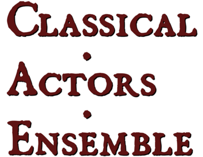Logo for Classical Actors Ensemble.
