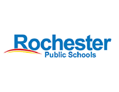 Logo for Rochester Public Schools.