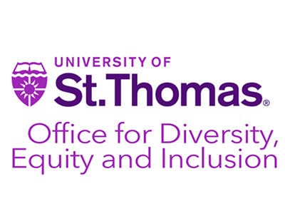 Logo for the University of St. Thomas Office for Diversity, Equity and Inclusion.
