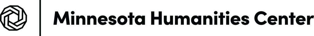 Minnesota Humanities Center one-color black horizontal logo.